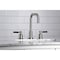 Kingston Brass FSC8938DKL Kaiser Widespread Bathroom Faucet W/ Brass Pop-Up, Nickel FSC8938DKL - alternate 4